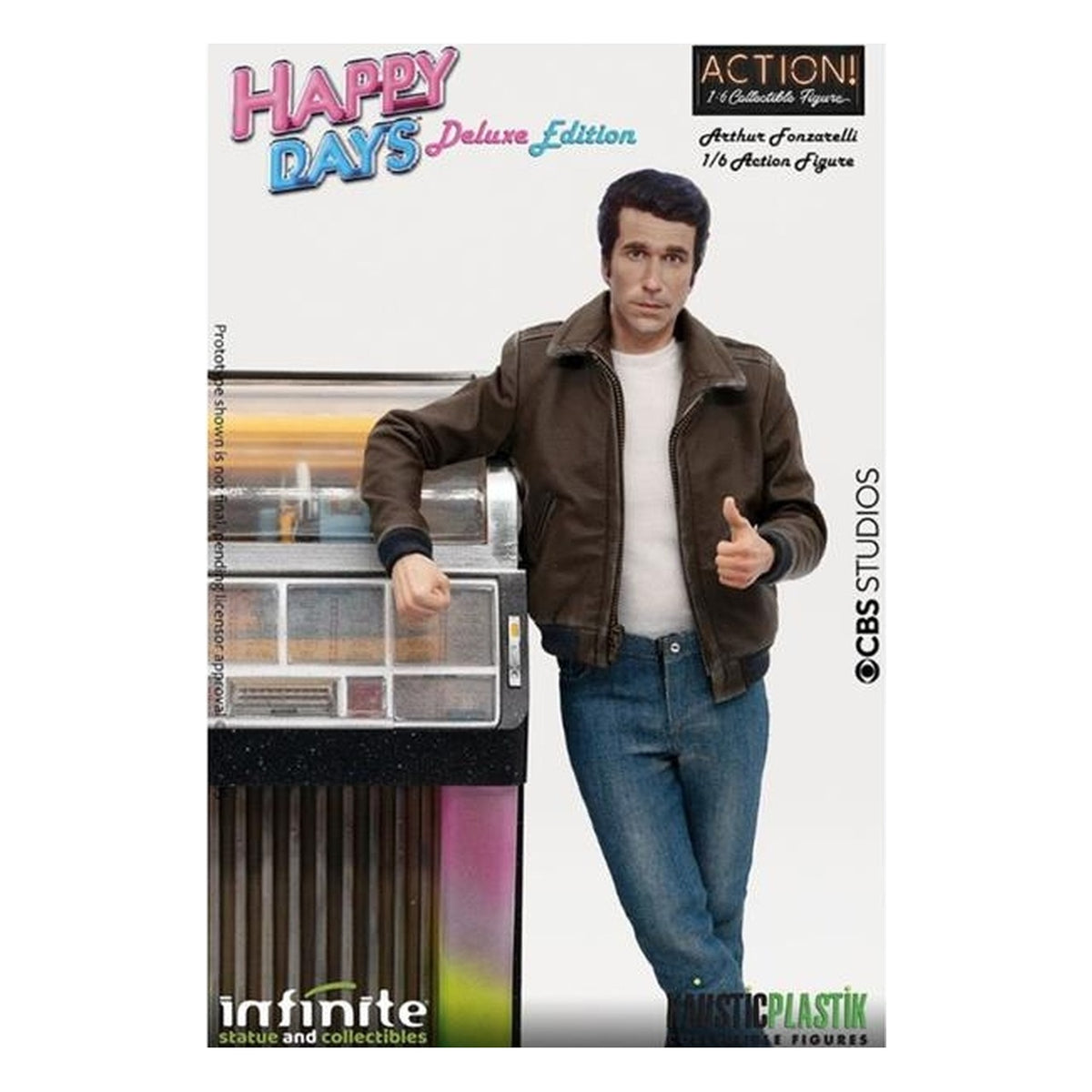 Happy Days: Fonzie con Juke Box - Action Figure 29,7 cm