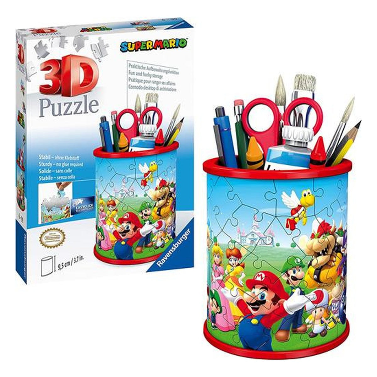 Super Mario Portapenne - Puzzle 3D