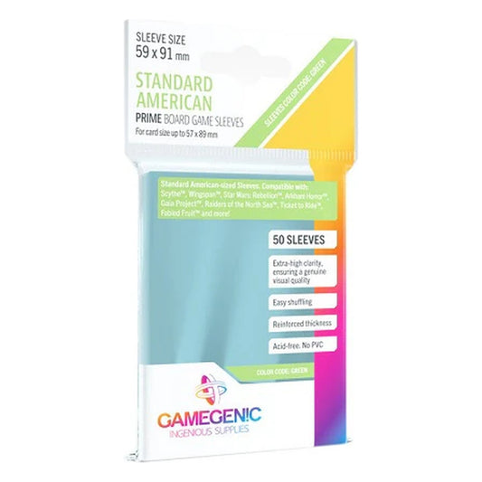 Gamegenic: 50 Bustine Prime Standard American 59x91 mm