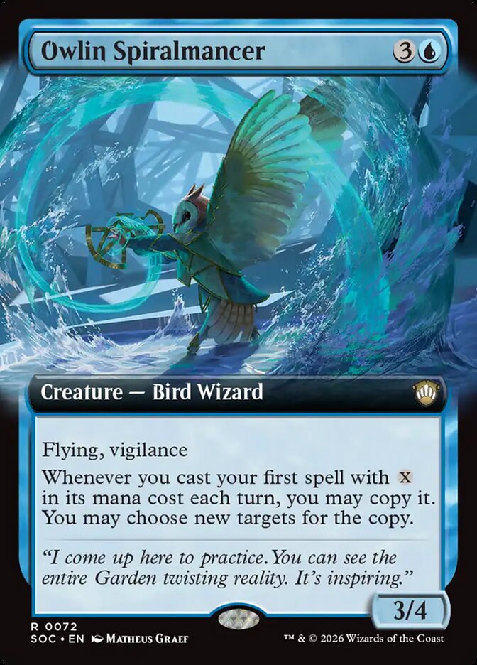 Owlin Spiralmancer - Commander: Secrets of Strixhaven: Extras