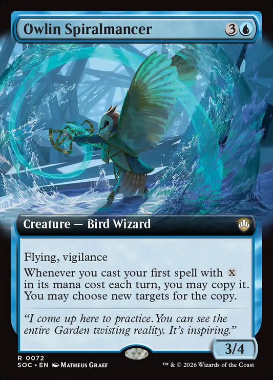 Owlin Spiralmancer - Commander: Secrets of Strixhaven: Extras