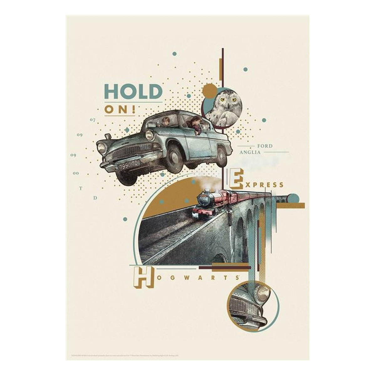 Harry Potter: Stampa da parete, Weasleys Car - Fanattik