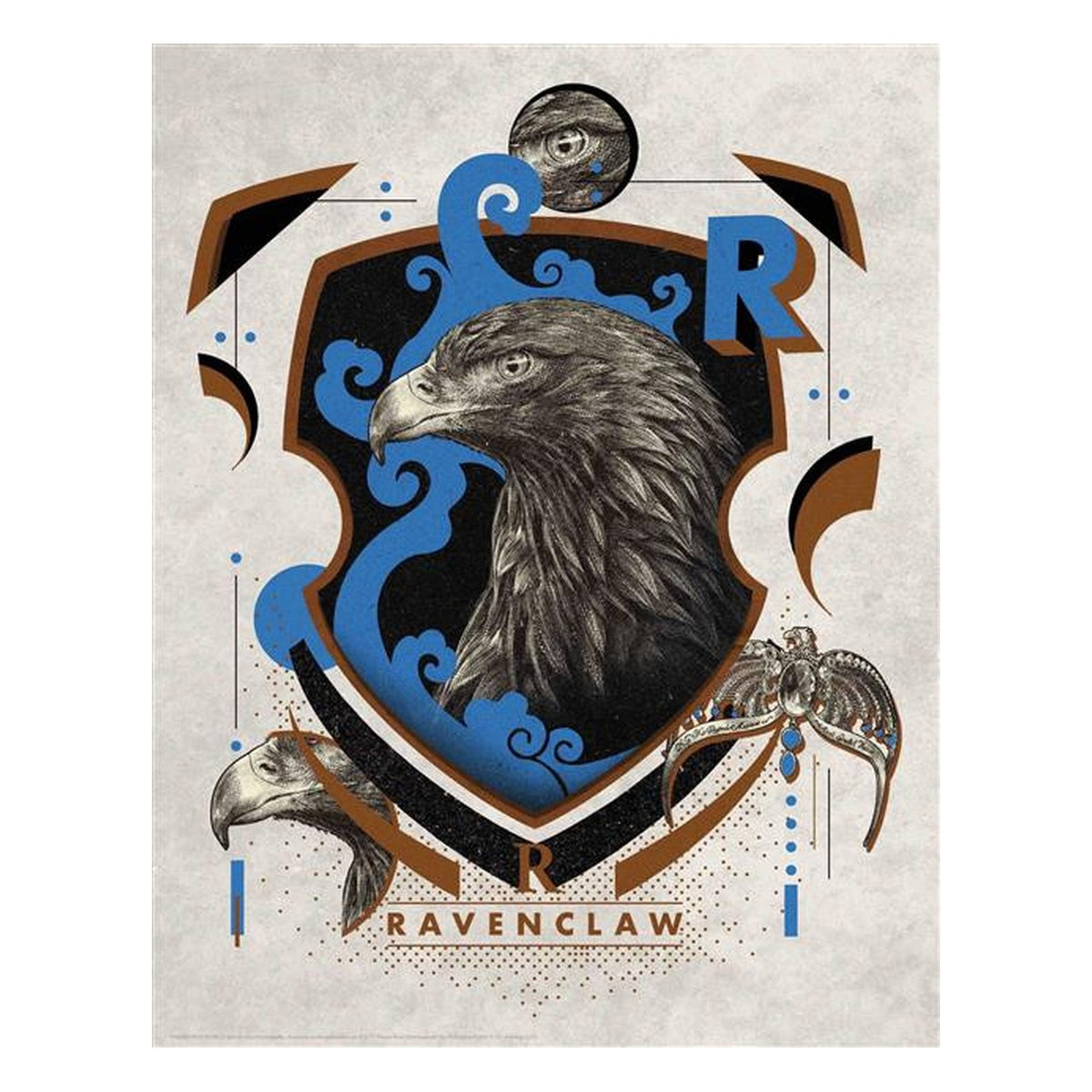 Harry Potter: Stampa da parete, Ravenclaw - Fanattik
