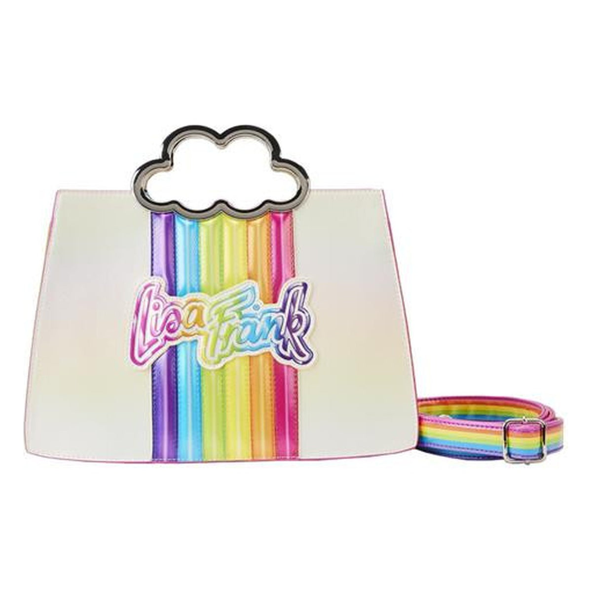 Lisa Frank - Borsa a tracolla - Rainbow Cloud Handle Chain Strap