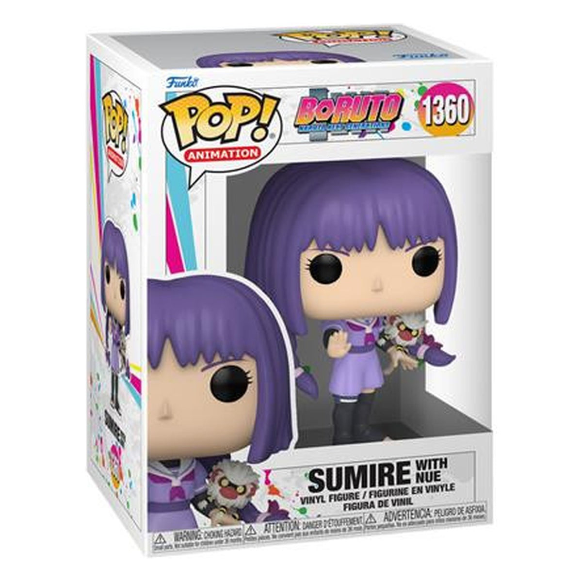 Funko Pop! Boruto: Naruto Next Generations Sumire with Nue 1360 - Figura in Vinile 9 cm