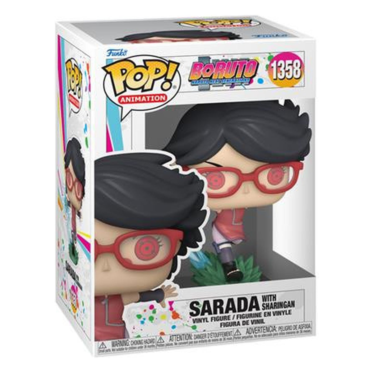 Funko Pop! Boruto: Naruto Next Generations Sarada with Sharingan 1358 - Figura in Vinile 9 cm