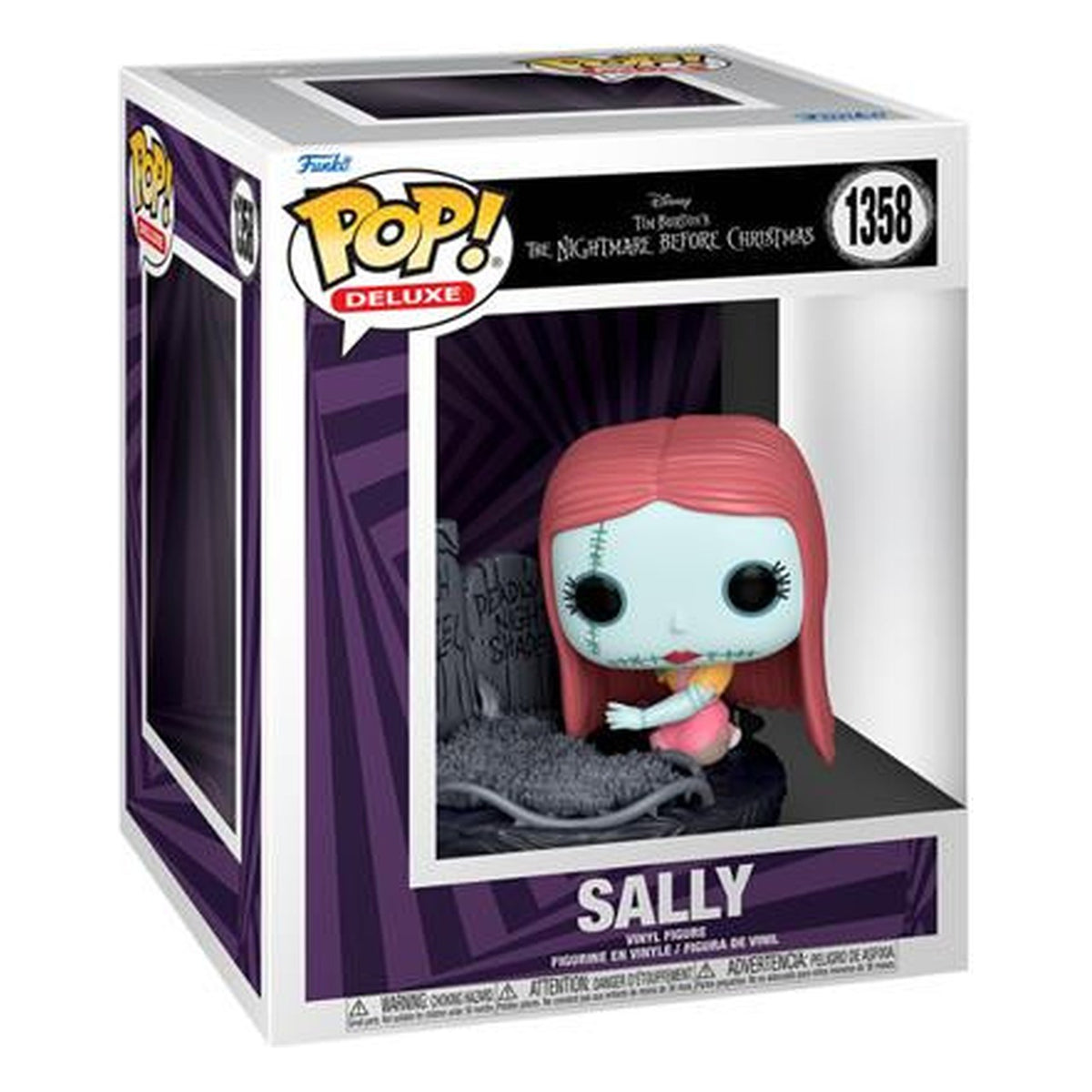 Funko Pop! Disney Nightmare Before Christmas 30th Anniversary: Sally with Gravestone 1358 - Figura in Vinile Deluxe 9 cm