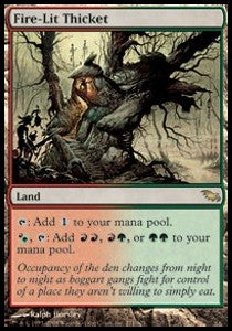 Fire-Lit Thicket - Shadowmoor (Rare) [SHM-271]