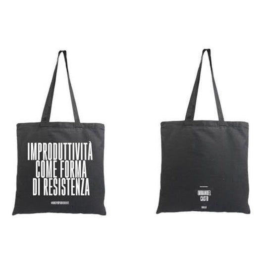 Tote bag nera NSPPDN 2: Improduttività