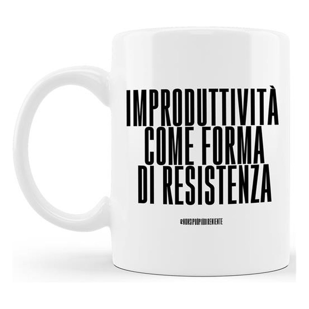 Tazza bianca NSPPDN 2: Improduttività