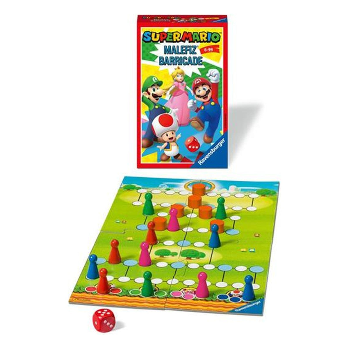 Super Mario Malefiz Barricade Travel - Gioco da Tavolo (ITA)