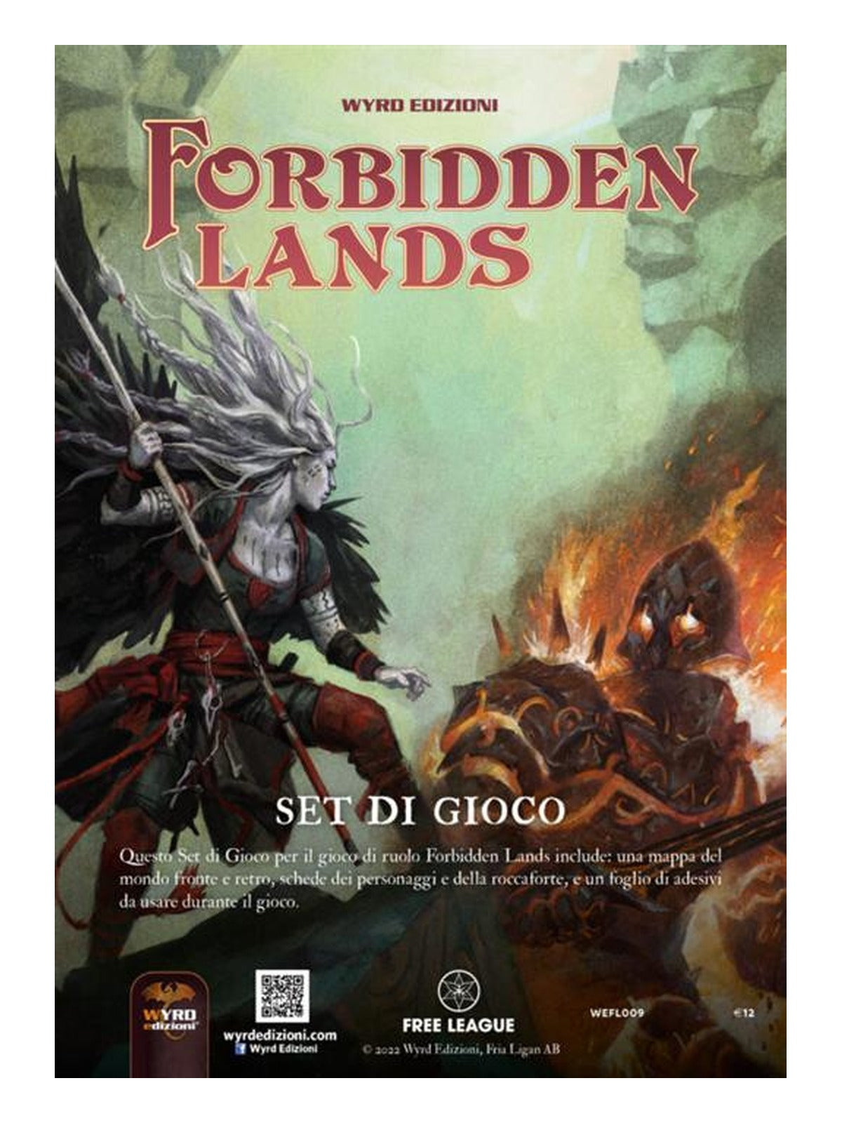 Forbidden Lands: Risorse di Gioco, Set Mappa e Schede - Accessorio per Gioco di Ruolo (ITA)