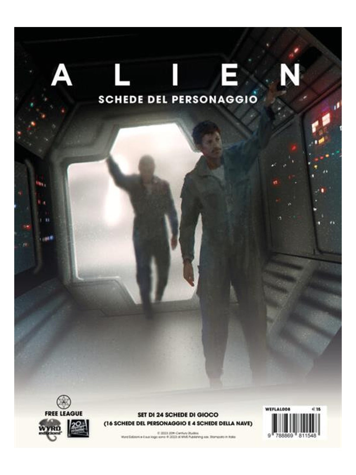 Alien: Set di Schede, Nave e Personaggio - Accessorio per Gioco di Ruolo (ITA)