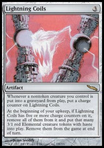 Lightning Coils - Mirrodin (Rare) [MRD-198]