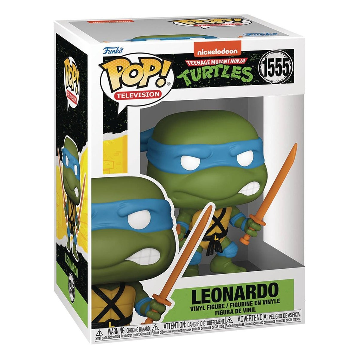 Funko Pop Teenage Mutant Ninja Turtles Retro: Leonardo n. 1555 - Figura in Vinile