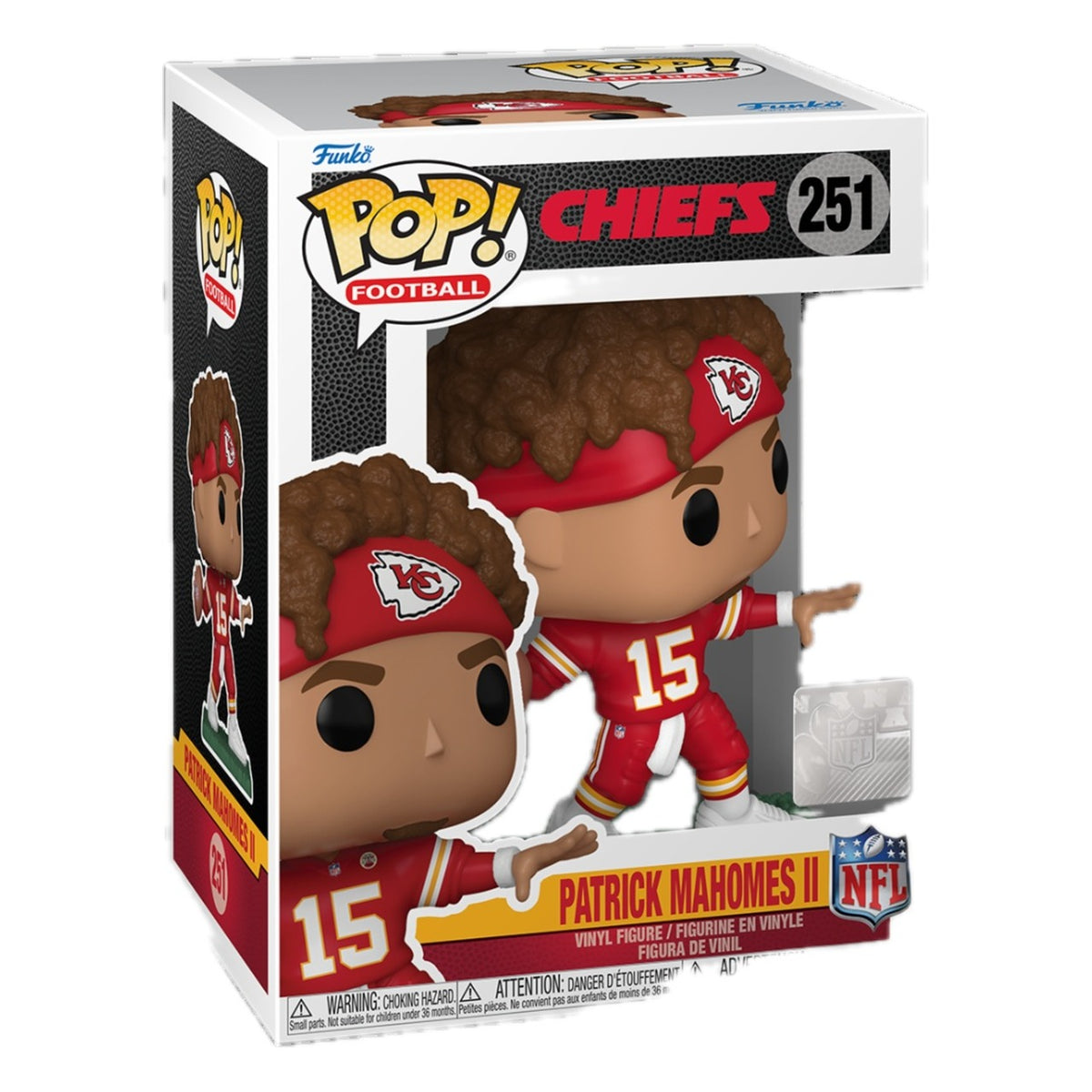 Funko Pop NFL: Patrick Mahomes II (2023) n. 251 - Figura in Vinile