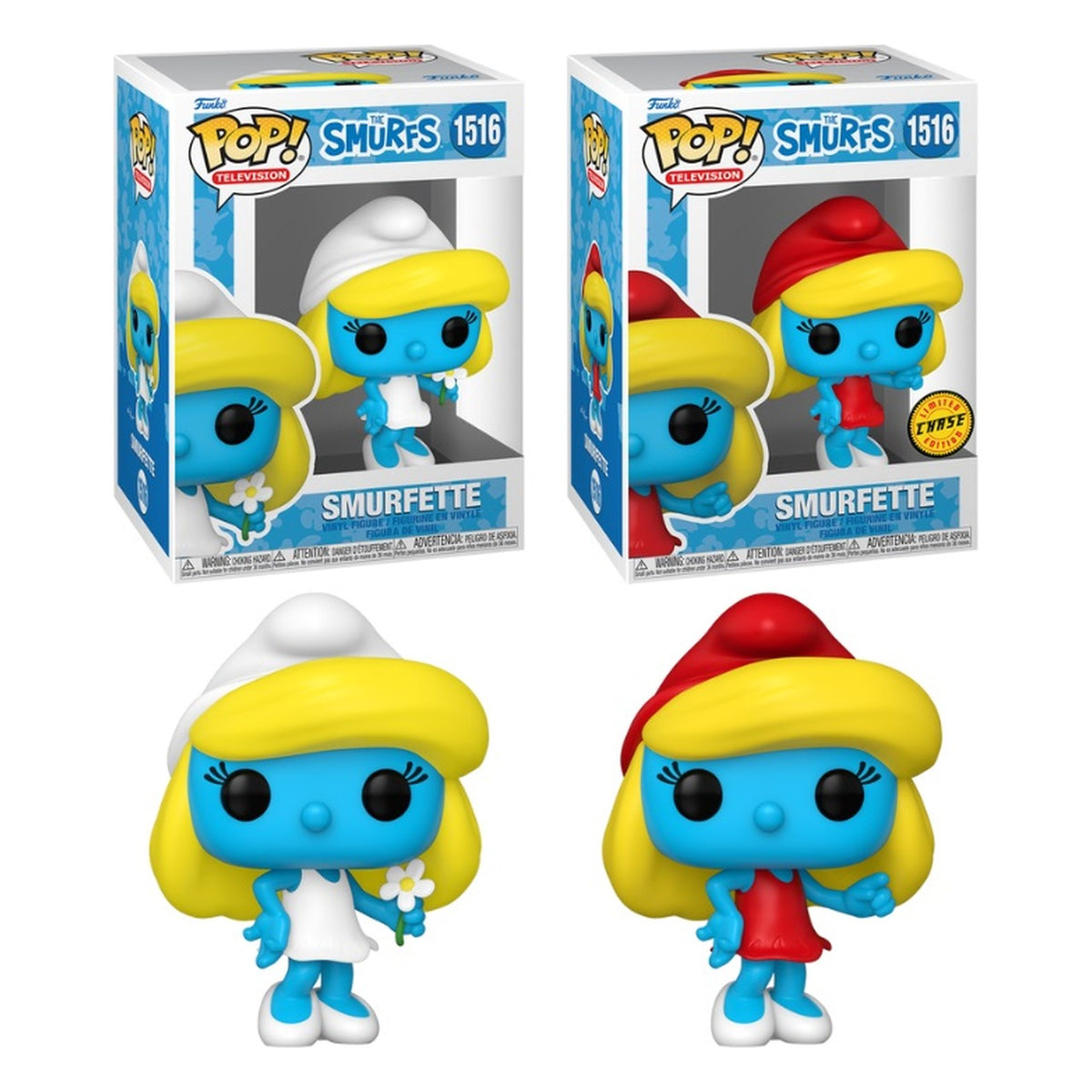 Funko Pop Puffi: Puffetta con Chase n. 1516 - Figura in Vinile