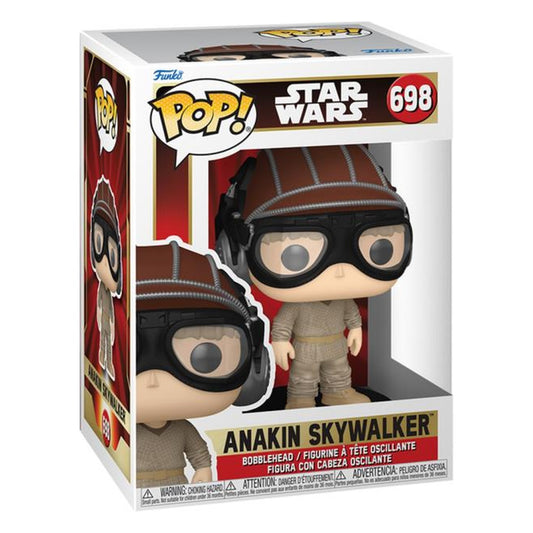Funko Pop Star Wars The Phantom Menace: Anakin con casco - Figura in Vinile