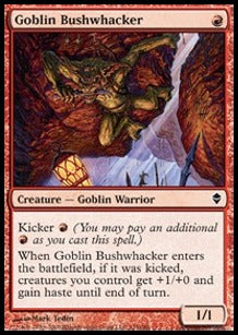 Goblin Bushwhacker - Zendikar (Common) [ZEN-125]
