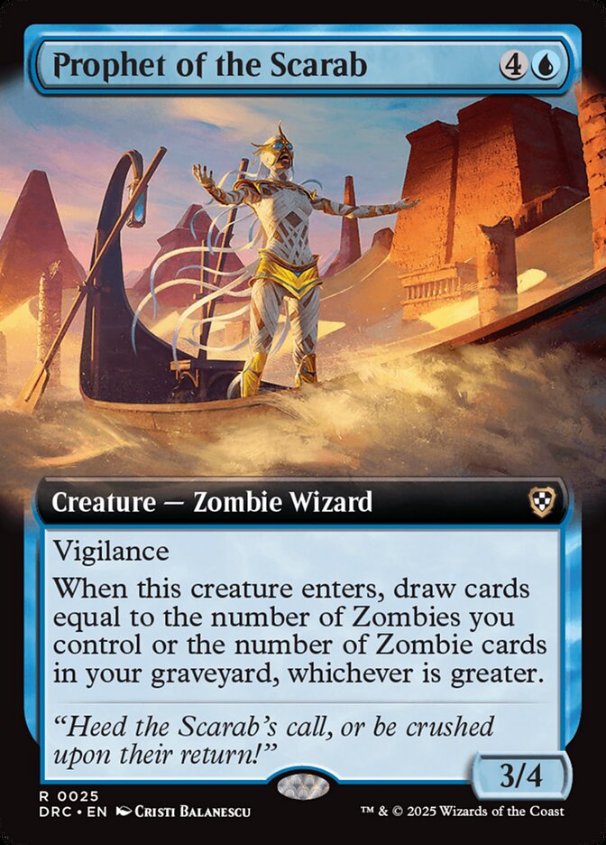 Prophet of the Scarab - Commander: Aetherdrift: Extras