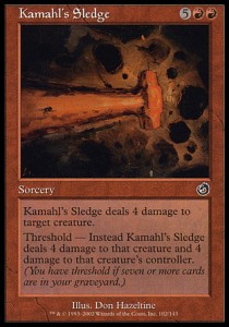 Kamahl's Sledge - Torment (Common) [TOR-102]