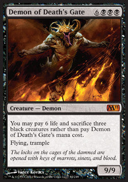 Demon of Death's Gate - Magic 2011 (Mythic) [M11-92]