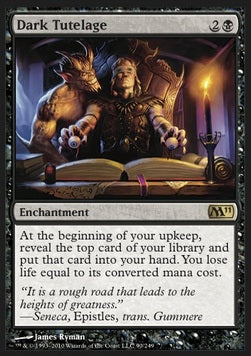 Dark Tutelage - Magic 2011 (Rare) [M11-90]