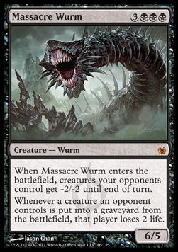 Massacre Wurm - Mirrodin Besieged (Mythic) [MBS-46]