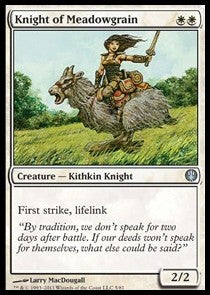 Knight of Meadowgrain - Duel Decks: Knights vs. Dragons (Uncommon) [DDG-5]