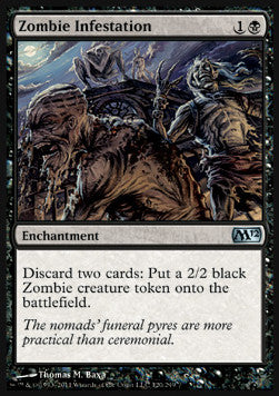 Zombie Infestation - Magic 2012 (Uncommon) [M12-120]