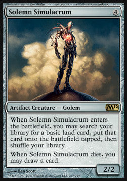 Solemn Simulacrum - Magic 2012 (Rare) [M12-217]