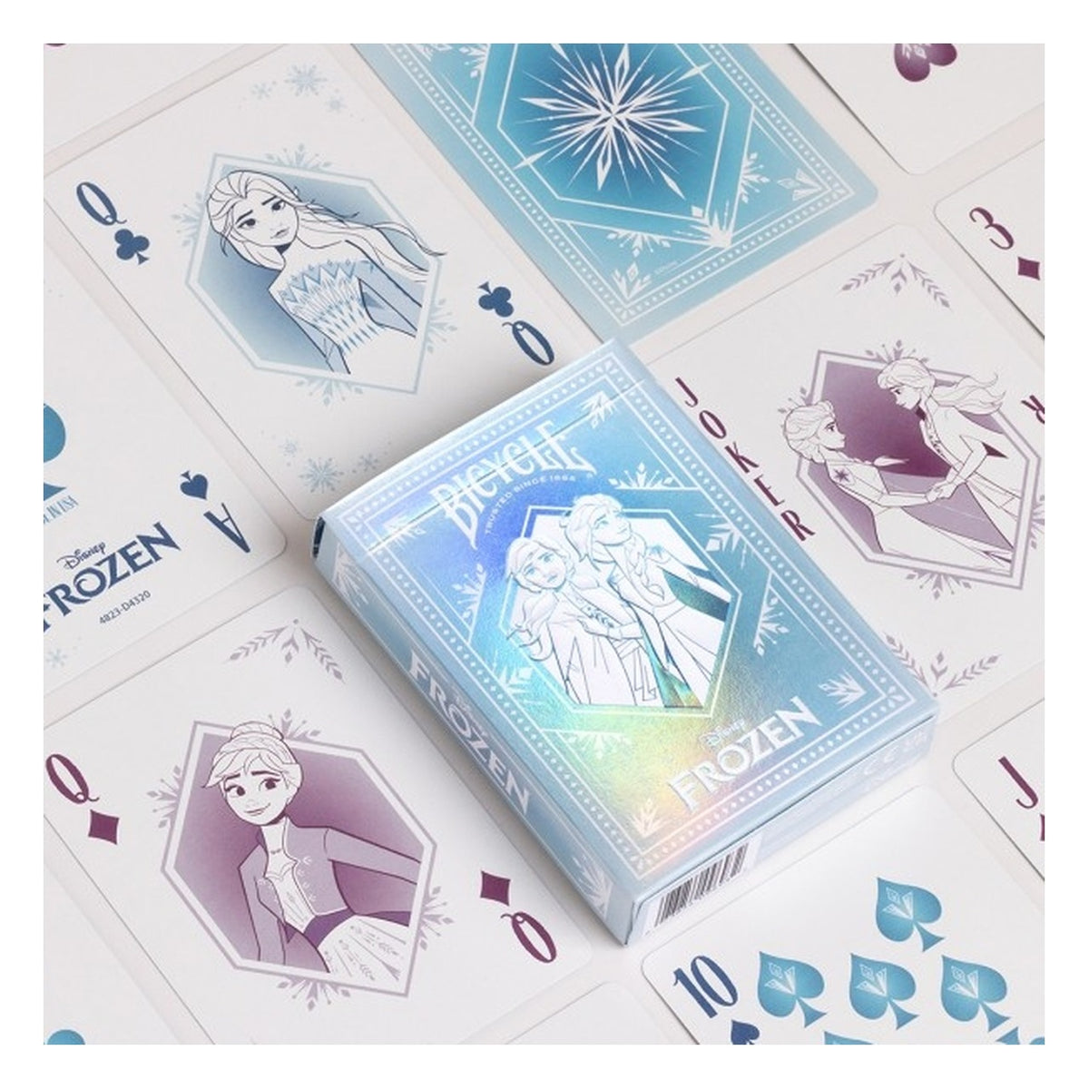 Bicycle Disney Frozen Blue e Purple - Mazzo di carte