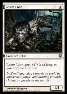 Loam Lion - Duel Decks: Ajani vs. Nicol Bolas (Uncommon) [DDH-5]
