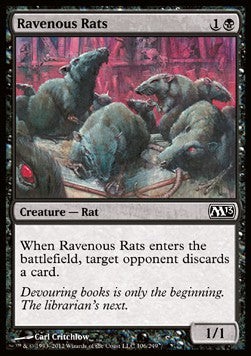 Ravenous Rats - Magic 2013 (Common) [M13-106]