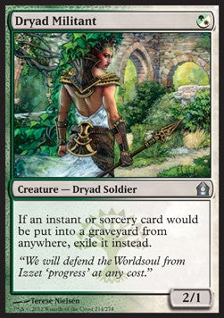 Dryad Militant - Return to Ravnica (Uncommon) [RTR-214]