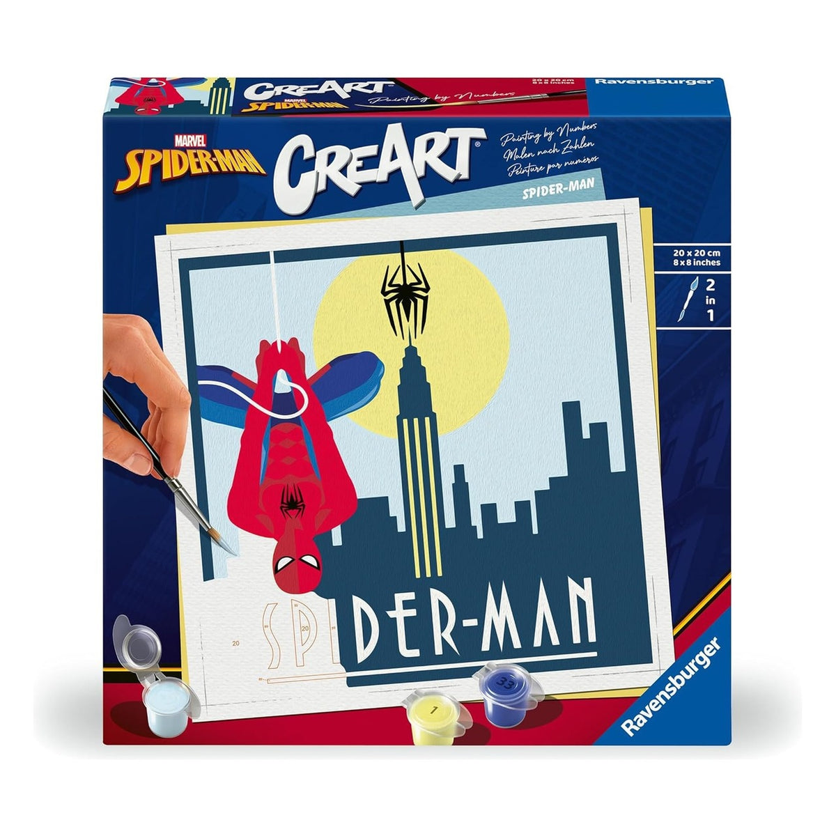 Creart Serie Trend Quadrati: Spiderman - Ravensburger