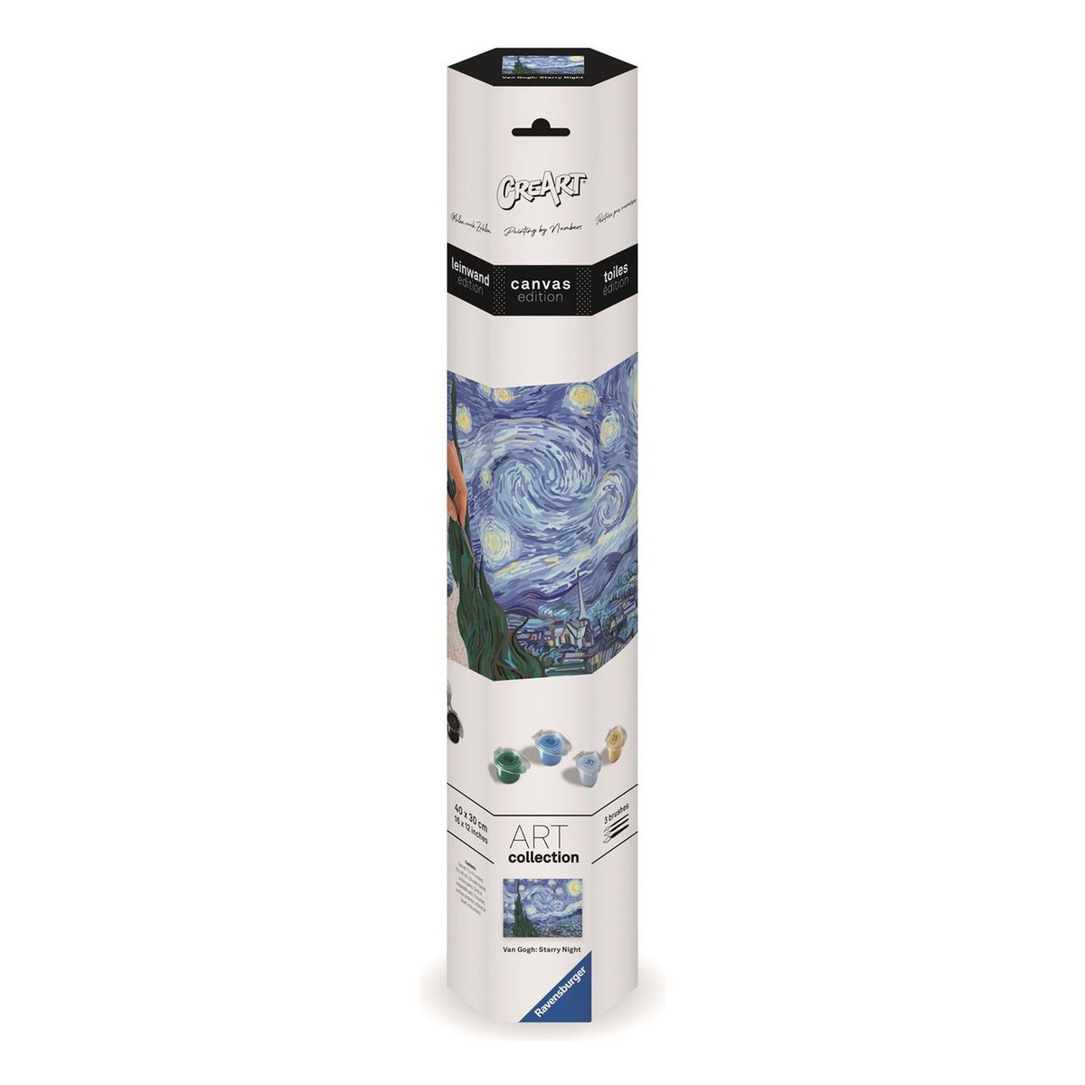 Creart Serie B Canvas: Van Gogh, Notte Stellata - Ravensburger