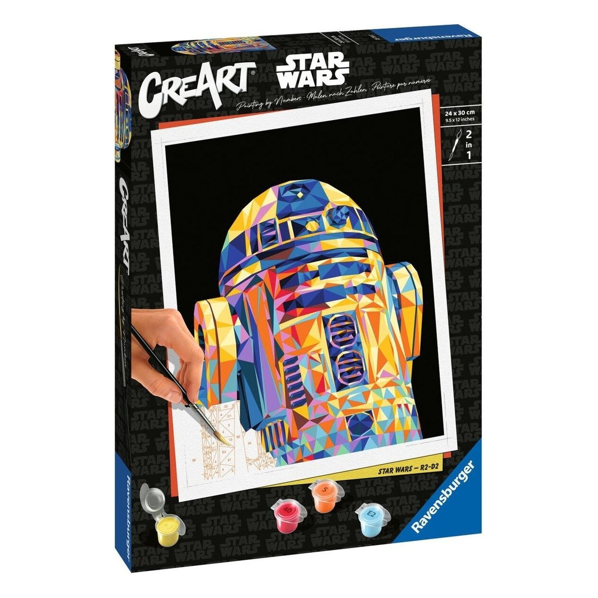 Creart Serie C Trend: Star Wars R2 2D Polygon - Ravensburger