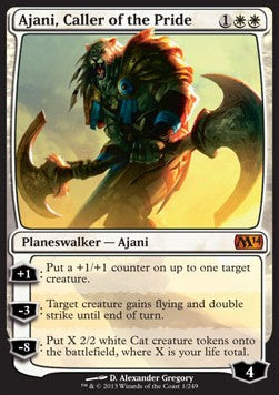 Ajani, Caller of the Pride - Magic 2014 (Mythic) [M14-1]