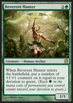 Reverent Hunter - Theros (Rare) [THS-173]