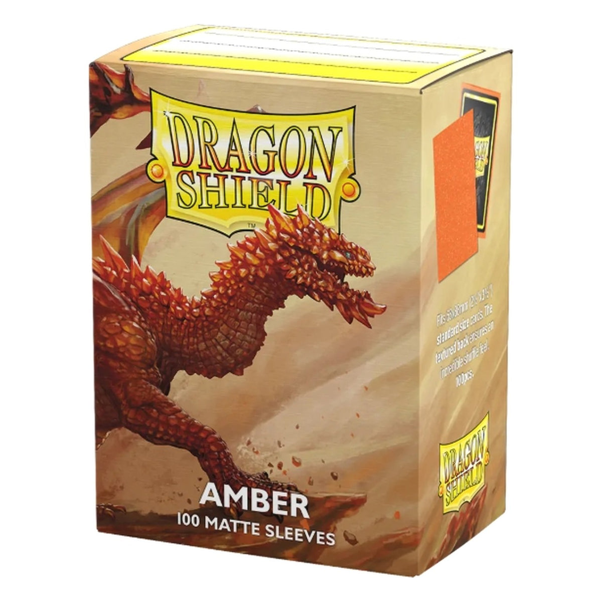 Dragon Shield: 100 Buste Standard Matte Dual AT 11059 Amber
