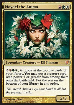 Mayael the Anima (V.1) - Commander 2013 (Mythic) [C13-199]