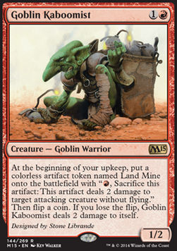 Goblin Kaboomist - Magic 2015 (Rare) [M15-144]