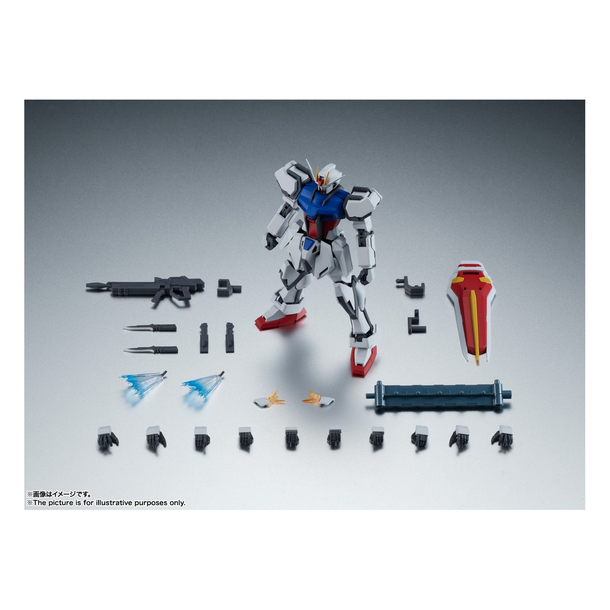 The Robot Spirits Side MS: GAT X105 Strike Gundam Ver. A.N.I.M.E. - Action Figure 13 cm