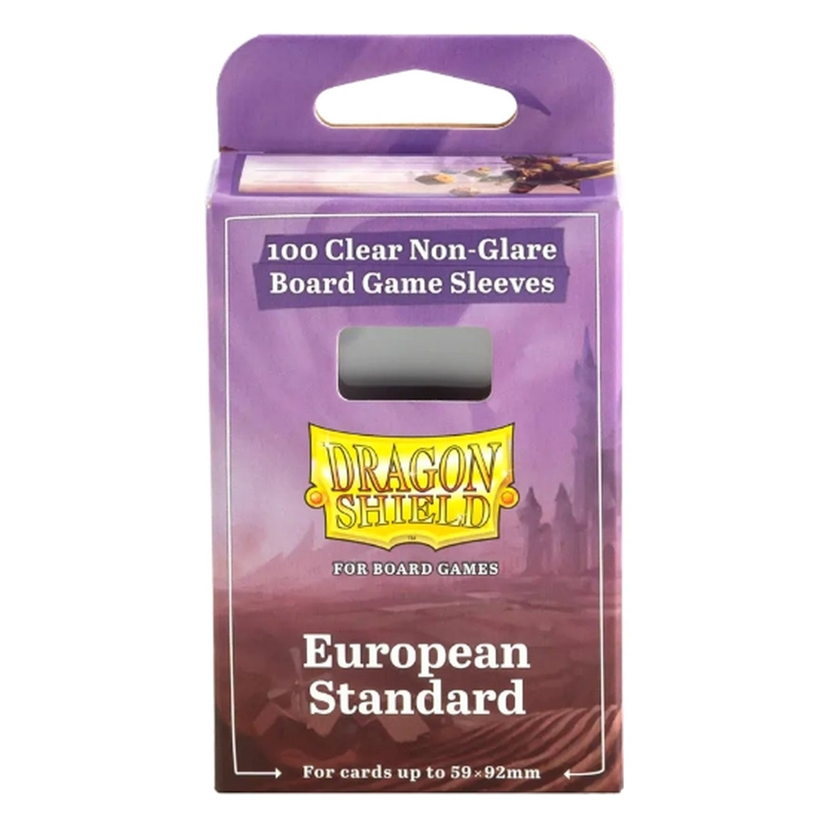Dragon Shield Standard European - 100 Bustine per Giochi da Tavolo 59x92