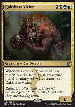 Rakshasa Vizier - Khans of Tarkir (Rare) [KTK-193]