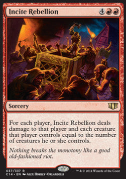Incite Rebellion - Commander 2014 (Rare) [C14-37]