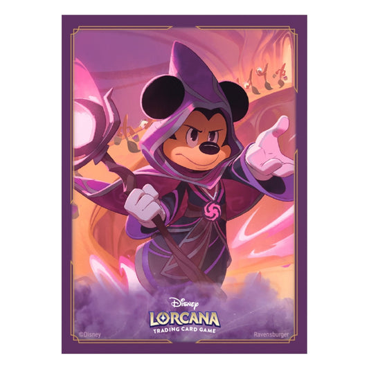 Lorcana: 65 Buste Protettive Il Regno di Jafar Wayward Sorcerer