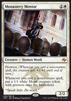 Monastery Mentor - Fate Reforged (Mythic) [FRF-20]