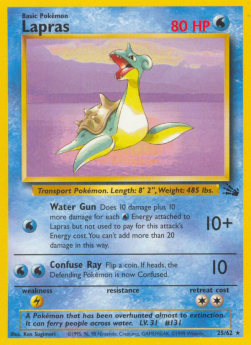 Lapras - Fossil (Rare) [FO-25]